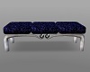 Elegant Blue & Blk Bench