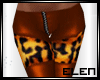 E' Leopard Pant Latex