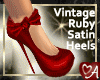 .a Vintage Pumps Ruby