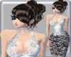 Blk/Wht HalterLaceDress