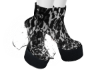 black lace glow boots 