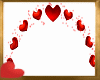 Animated Hearts Arch