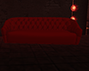 Basement Sofa Red