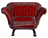 Red Bandana Cuddle Chair