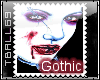 gothic face big stamp