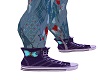 Purple sneakers w Butter
