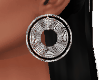 earrings modern silver