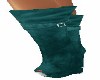 TEAL FASHION BOOTS