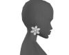 Diamond Flower Earrings