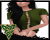 Fall  Green Link Top