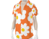 XB Orange daisy shirt