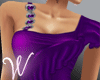 *W* Sexy Purple Ruffle