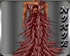 NIX~Red Feather Gown