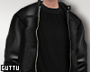 Leather Jacket Tucked