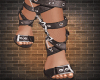 Star Black Heels