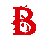 Letter B (2) Red Sticker