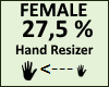 Hand Scaler 27,5% Female