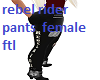 rebel rider female pants