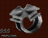 SS Iron Cross Ring Left