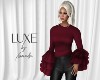 LUXE Ruffles Red Passion