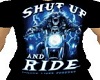 shut up and ride tee