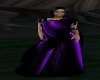 () Eligant Purple Sari