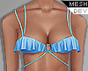 MESH~Ribbon wound bikini