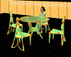 (AL)ArtDeco Table/Chairs