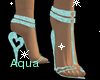 !S!Aqua Heart Heels