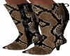 Snake Skin Babs Boots