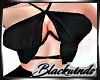 Summer Black Crop Top