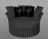 elegant goth chair