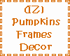 (IZ) Pumpkin Frame Decor
