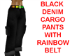 Cargos w/ Rainbow Belt