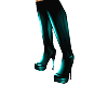 Calf Teal PVC Boots