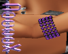 ") PURPLE JEWEL L BRACEL