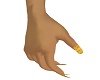 yellow witch nails