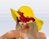 Yellow Hat Red Roses