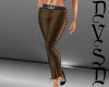 Laced Brown Pants