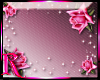 *R* Pink Roses Frame