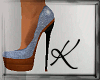 *K* Wood Jeans Pump