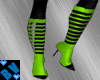 Buckled boots green