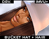 ! DRV bucket hat + hair