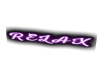 Relax wall neon
