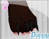 [Pup] Furry Feet Black