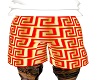 RED&GOLD SHORTS