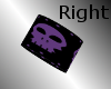 Skull bracelet purple R