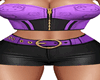Purple Leather Cat Fit