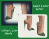 Olive Color Heels
