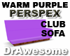 Purple Perspex Club Sofa